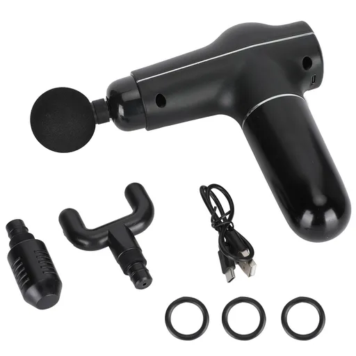 Mini Muscle Stimulator Body Relaxation Portable Muscle Massager Equipment with 3 Gears(Black Metallic PaintUV Varnishing )