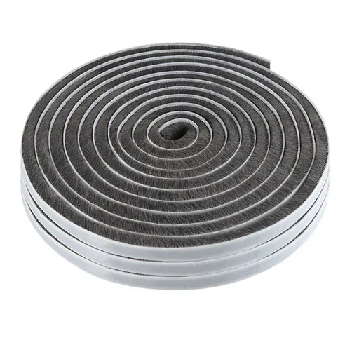 33 Ft Gray Self-Adhesive Soundproofing Weather Stripping for Doors and Windows, 0.35" Wide x 0.2" Thick