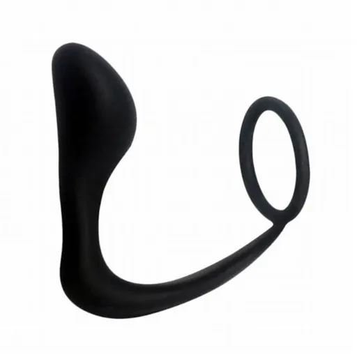 House Of Dasein Anal Vibrator Cock Ring Testicle Male Prostate Massager - Black - Model A