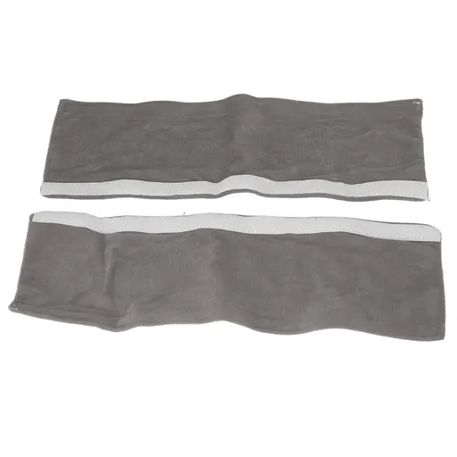 2Pcs Refrigerator Door Handle Covers Kitchen Appliance Decor Non Skid Static Protector Grey