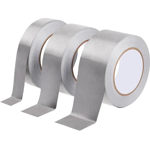 3 Roll Double Conductive Fabric Tape Cloth Adhesive Roll(1in x 100ft, 1.5in 2in 100ft) 1in 100ft