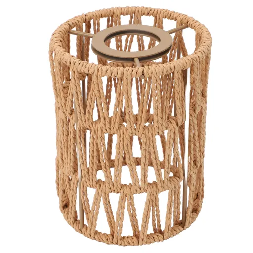 4pcs Lampshade Retro Imitation Rattan Bohemian Style Hand Woven Lamp Shade for Floor Lamps Chandeliers Table Lamps Wall Lamps