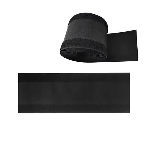 Cable Cover Nylon Sticky Wire Protector Floor Blanket Reusable Cord Tube Cover - Black-1Meter-Carpet
