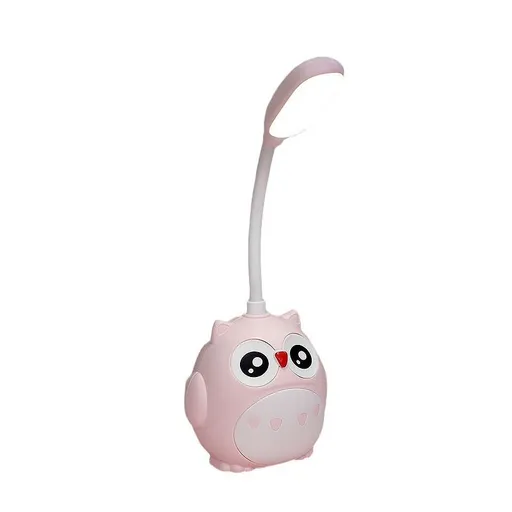 Desk Lamp for Kids,Mini Cute Owl Lamp Night Light,Foldable USB Rechargeable Reading Light Bedroom Children's Bedside (2 PCS)