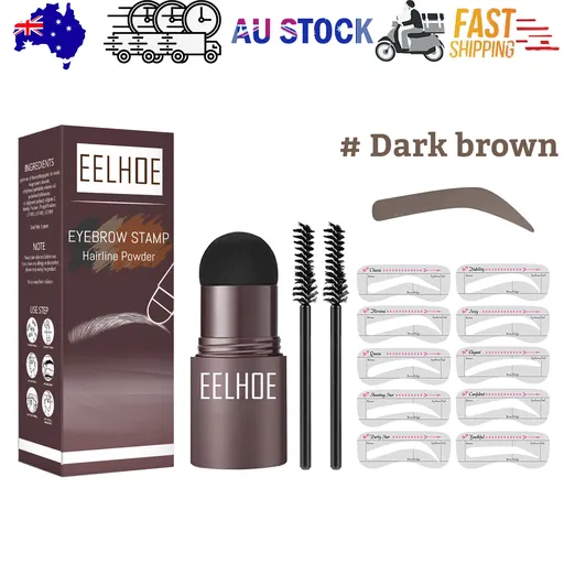 Eyebrow Print Mold Thrush, Lazy Eyebrows Fill Makeup Eyebrow Cake Waterproof Hairline Powder