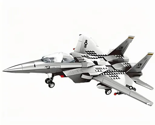 Christmas gift F-15 Eagle Fighter Jet Building Blocks Set, 223 Pieces Military Aircraft Model Kit for Kids & Enthusiasts（F15 fighter）