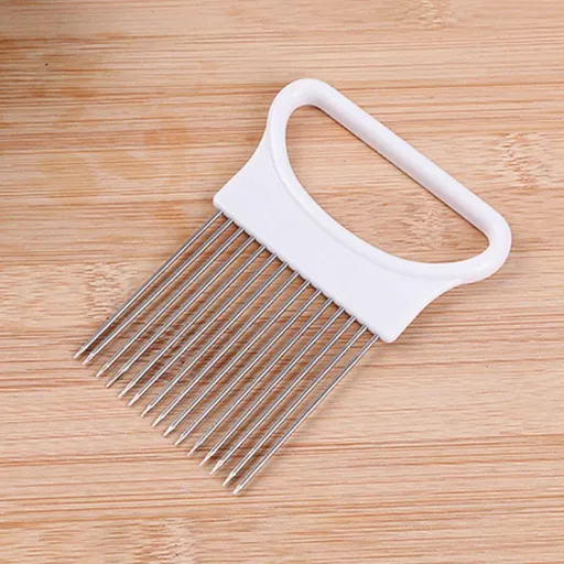 Stainless Steel Onion Cutter Potato Slicer and Meat Tenderizer, Tomato Slicer Potato Chipper Tomatio Cutter Egg Slicer Egg Fork