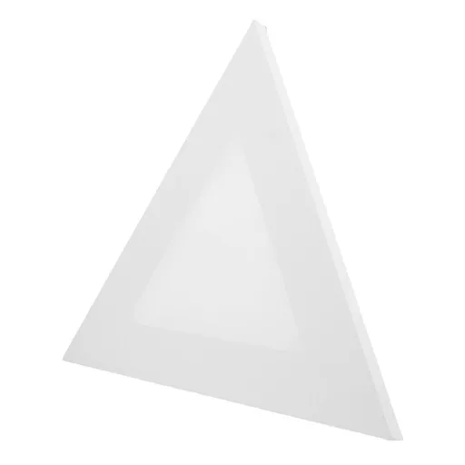 White Triangle Canvas ard for Oil Paint - Stretched Cotton Panel for Artists
