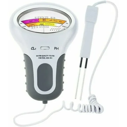 Digital pH Chlorine Tester for Swimming Pool Water Quality Testing Without Battery