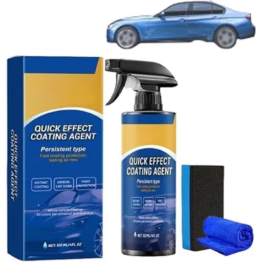Nano Spray from Germany, Nano Spray Seal for Car, 4.23 Fl Oz Long-Lasting Ceramic Protection, Advanced Hydrophobic Paint Sealant & Glass Cleaner for All Vehicles (1)