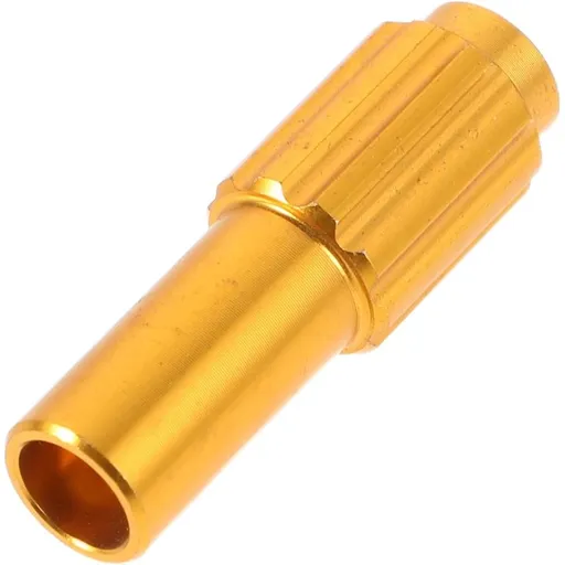 Bicycle Brake Barrel Adjuster Screw for Folding Bike and Bicycle, Aluminum Alloy High Precision Bike Cable Tension Adjuster Versatile Compatibility and Golden Finish