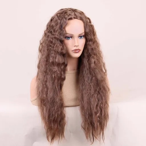 Wig For Women With Long Curly Hair Fashionable Synthetic Fiber Wig 70cm