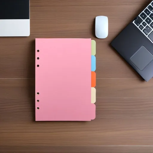 10Pcs Plastic File Dividers with Tabs for Flexible Page Separation and Labeling