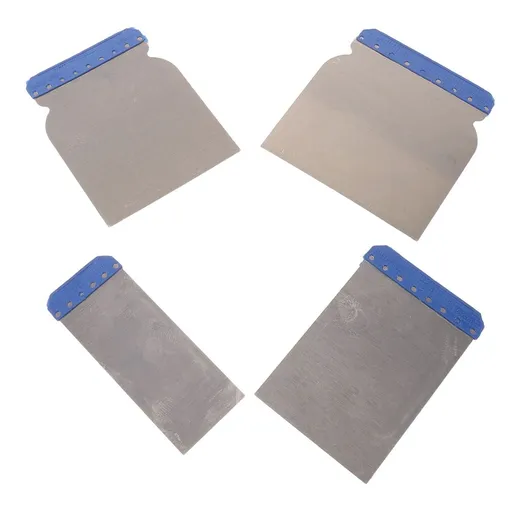 Durable Multi-Color Metal Putty Scraper Set for Car Body Filler Application