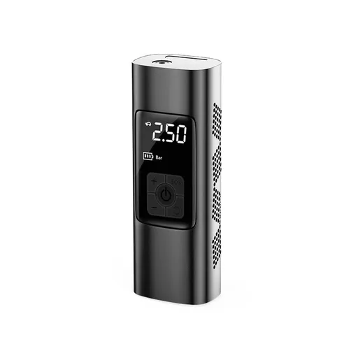 black Tire Inflator Portable Air Compressor,Portable Air Pump For Car Tires,Display Portable Tire Inflator Tire Pump For Car