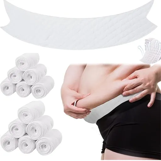 6 Pcs Bra Liners for Sweat,18x3 Inch 3 Layer Rectangle Cotton Under Breasts Pads for Women Absorb Sweating,Washable Bra Liners to Absorb Sweat for Women Sweating Supplies(Nude) White