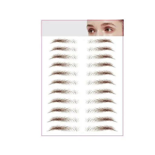 3D Waterproof Eyebrow Tattoo Sticker Hair-Like Natural Brows for Sparse Eyebrows - JY13