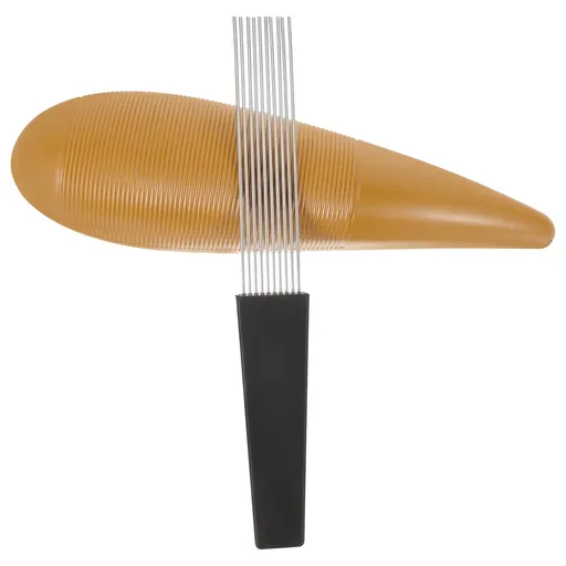 Cylinder Guiro Handheld Percussion Instrument Set for Beginners, Musical Instrument 12.2x3.3x3.3in