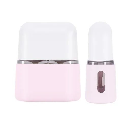 Mini Shampoo Dispenser Portable Travel Bottle SetTravel Bottles for Toiletries - Pink