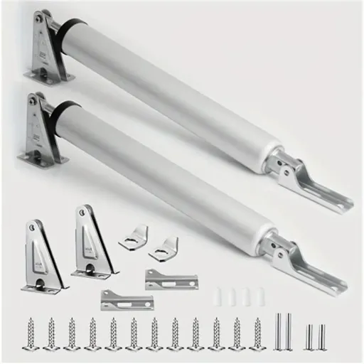 2 pack Silver Screen Door Closers, Storm Door Closer Medium Duty Screen Pneumatic Closer,Screen Security Doors Storm Door Smooth Door Closer