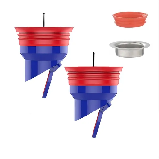 2 PCS Shower Floor Drain Drain Core Plug, Floor Drain Backflow Preventer, Odor Proof Floor Drain,Suitable for 50 Tube 40 Tube