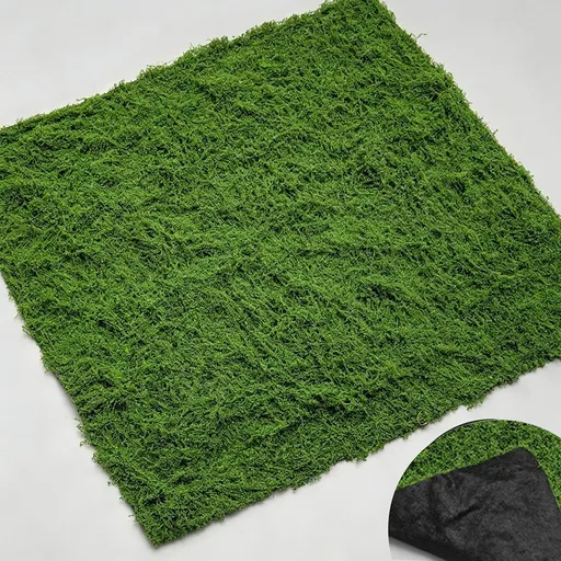 diy artificial moss lawn-New moss (dark green thread style) 1m × 1m