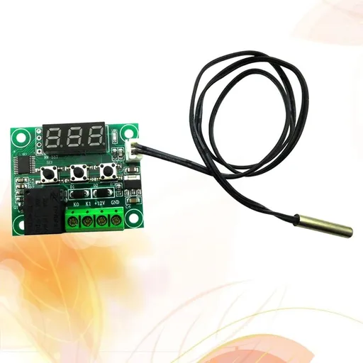 Green Digital Floor Thermostat for Accurate Temperature Control of Air Conditioner Systems and Units