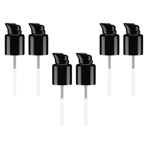 Durable Lotion Pump, Black, Plastic, Soap Dispenser, Viscous Products, 6Pcs