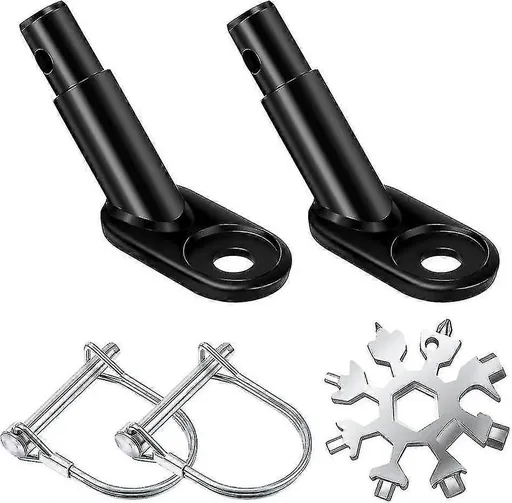 Bicycle trailer connectors, Two sets, Easy to install and durable, Comes with multi-functional tools