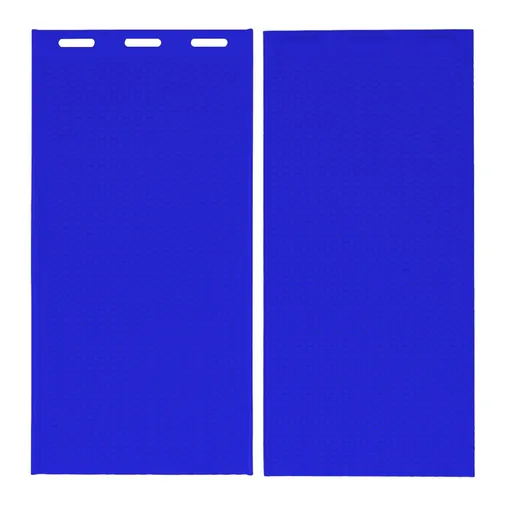 2PCS Beeswax Sheet Mold 5.4mm Reusable Silicone Beeswax Mold Foundation for Bee Keeping 37.5x21CM Dark Blue