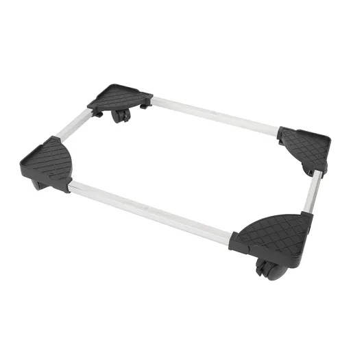 Computer Tower Stand Steel Adjustable Mobile CPU Stand with 360° Caster Wheels for PC