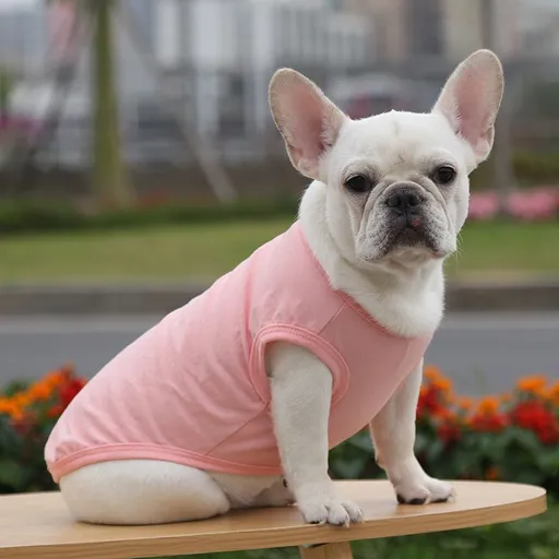 Cotton Pet Vest Dog Cat Clothing Small Large Pure cotton vest pure light pink M chest circumference 40 back length 27cm