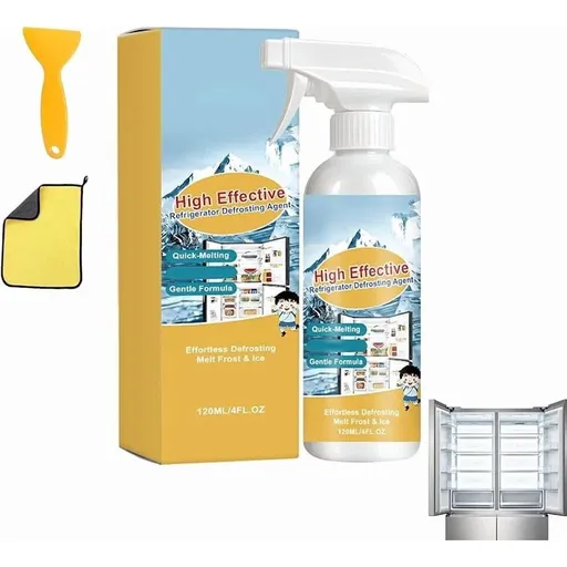 Refrigerator Defrosting Spray Fast-Acting Cleaner Effortless Kitchen Cleaning 500ml