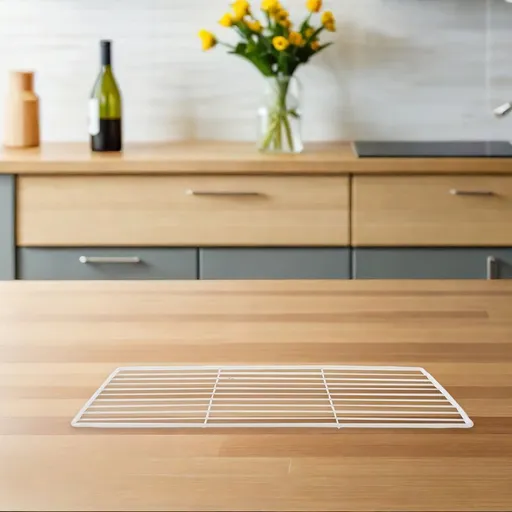 Deep Freezer Wire Mesh Organizer with Metal Shelf for Kitchen Use