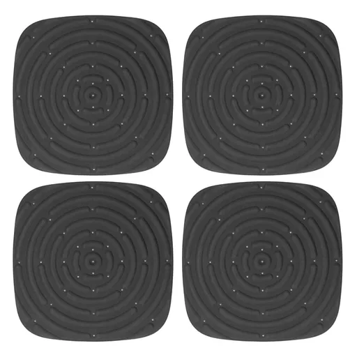4pcs Chicken Nest Mat Washable Chicken Nesting Pads Nesting Box Pads for Laying Eggs Black