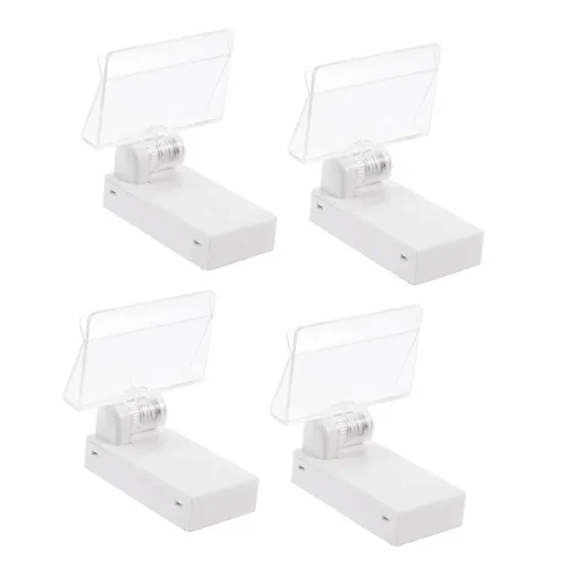 4pcs Magnet Plate Clamp Price Cards Stand Desk Sign Stand Magnet Clip Magnet Price Holder Magnet Sign Holder Price Cards Clamp
