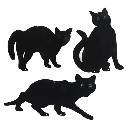 3 x Mental Scarers Cats Stop Pest Control Get Rid Pests Garden Scarer