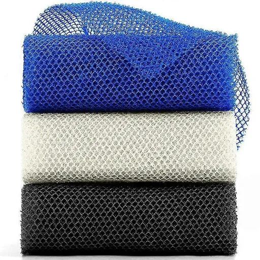 3pcs African Exfoliating Net Sponge, Body Scrub Rags for Daily Use