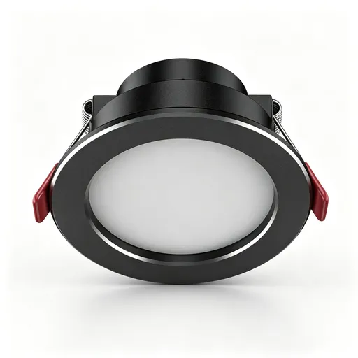 4 Pack Black Silver Flagship Full Spectrum 98 CRI 7W Warm White | Recessed LED Ceiling Light | Halloween Cozy High-CRI Contrast 4-Pack | Warm Light Two-Tone Full Spectrum Downlight