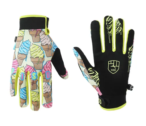 LOHAS FOX Skeleton Rose Motorcycle Gloves Ice cream private label