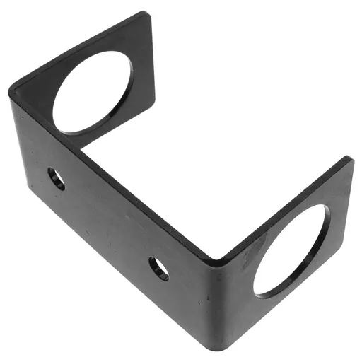 Steel Barbell Storage Rack Wall Mounted Fitness Equipment Organizer in Black