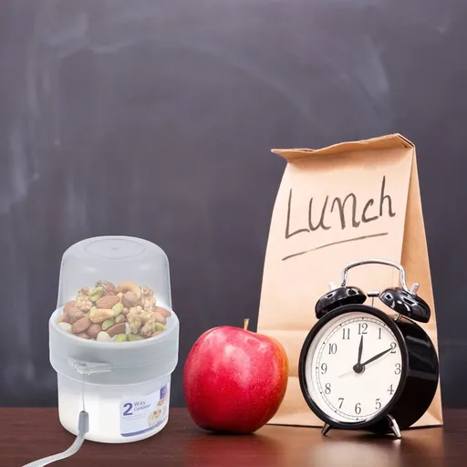 Fruit Container for Home Double Layer Food Container Transparent 1Pcs 4.4*3.0*3.0in