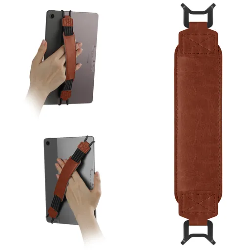 1 Piece Brown High Elasticity Handband Compatible with 6-7.5 inch E-book Tablets