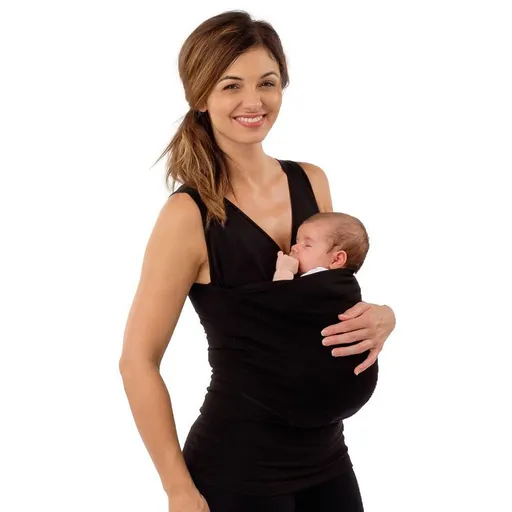 Yili Women Vest Tshirt Polyester Casual Black (women's vest) 3XL