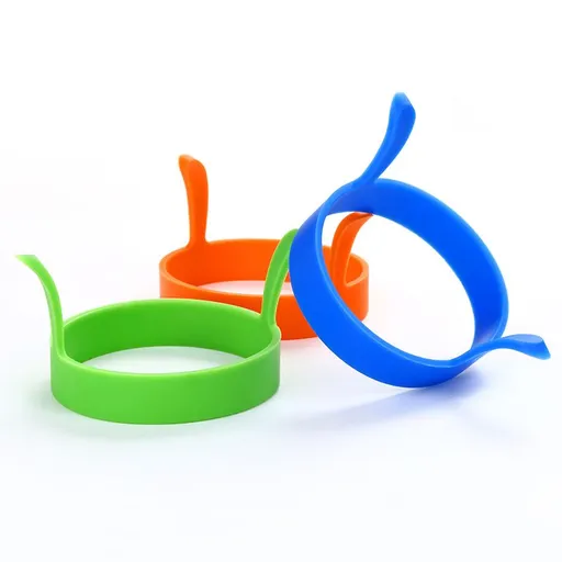 3Pcs silicone pancake ring kitchen ring molds for cooking egg frying molds round fried egg rings tuile molds silicone reusabl