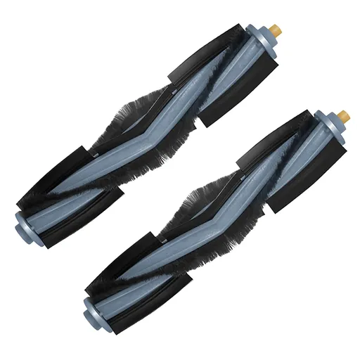 2 Pack Replacement Roller Brushes Compatible for Robot Vacuum Accessories Main Brush Replacement Parts