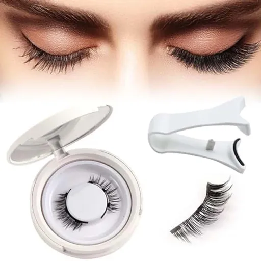 Magnetic Lashes - Magnetic Eyelashes Natural Look, Magnetic Lashes Kit, Lashes, Reusable Natural Look No Glue Needed Magnetic Eyelashes with Applicator, No Glue Needed Easy to Wear and Remove B