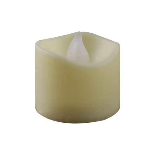 8 Piece LED Flameless Tealight Candles with Timer Remote Control Battery Powered Orange