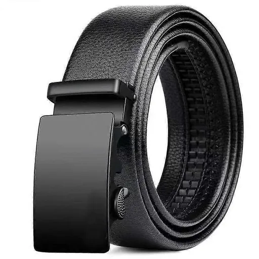 Men's Leather Belt, Automatic Buckle, Business & Casual Belt, Wholesale Available