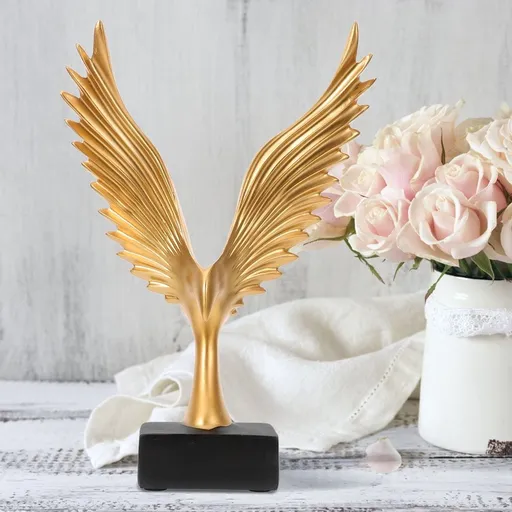 Golden Dapeng Statue Artistic Gift for Friends and Family Home Decoration